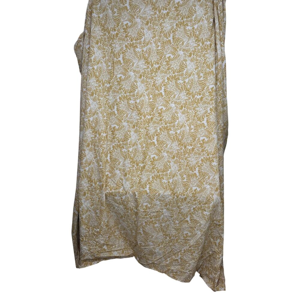 Pottery Barn Full/Queen Gold Cream Mari Paisley Floral Duevet Cover